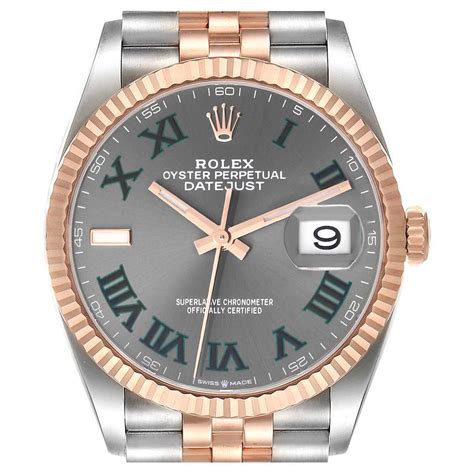 rolex datejust 36 rose gold wimbledon